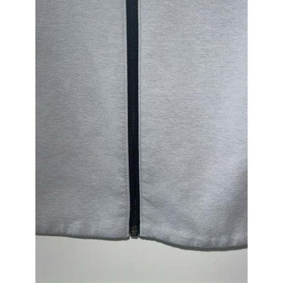 Old Navy Men's Gray Full Ziplong Sleeve Light Jacket Cotton Fleece Size Medium - Picture 5 of 10